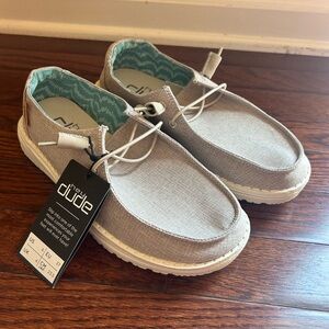 Hey Dude Gray Slip-On Loafers with Ergonomic Comfort